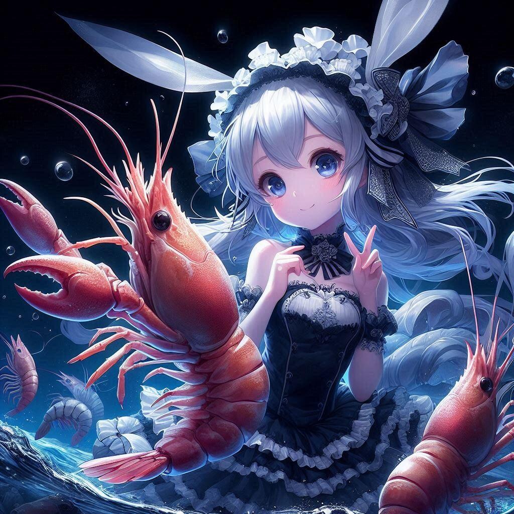 魔法少女になった海老