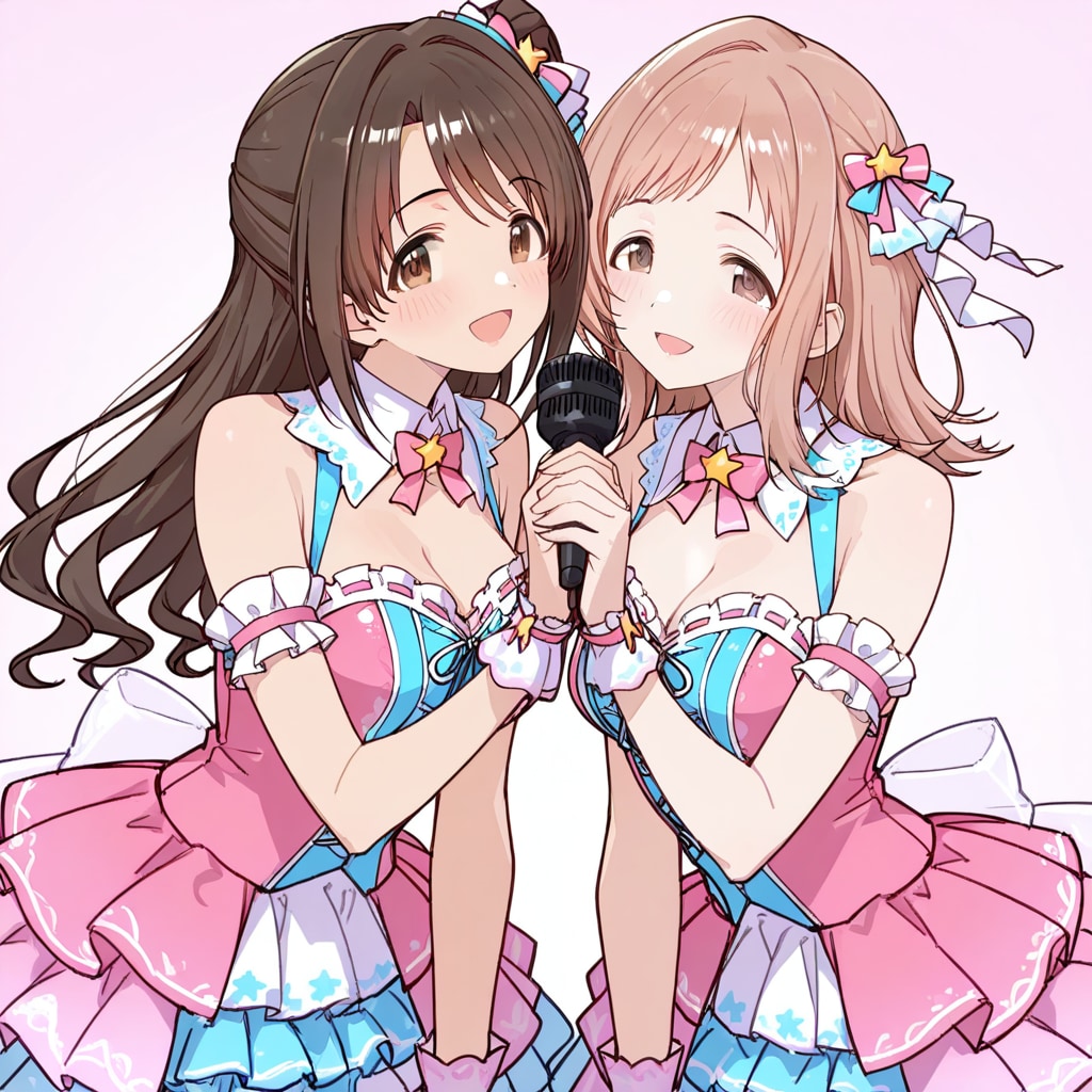 島村卯月＆櫻木真乃のライブ