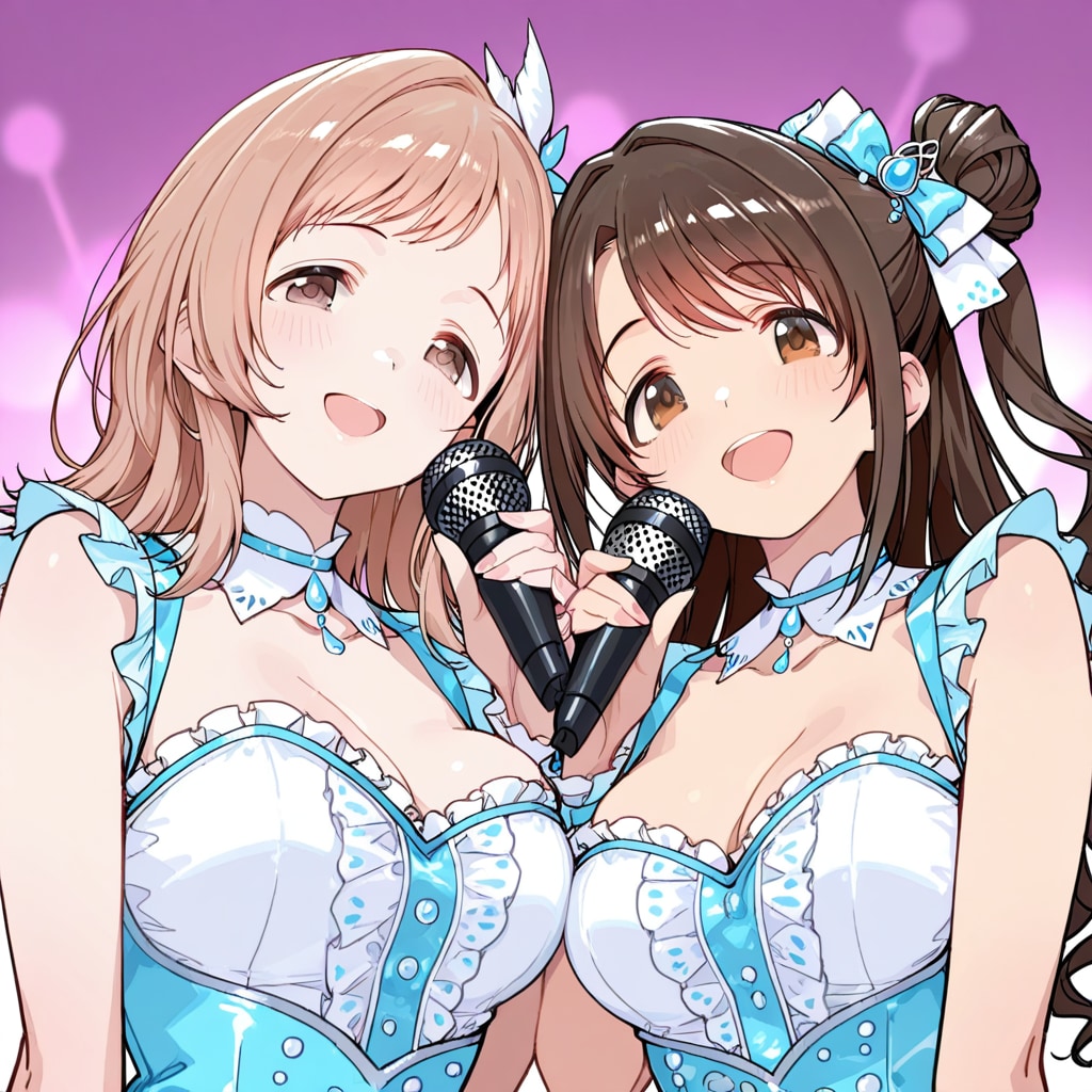 島村卯月＆櫻木真乃のライブ