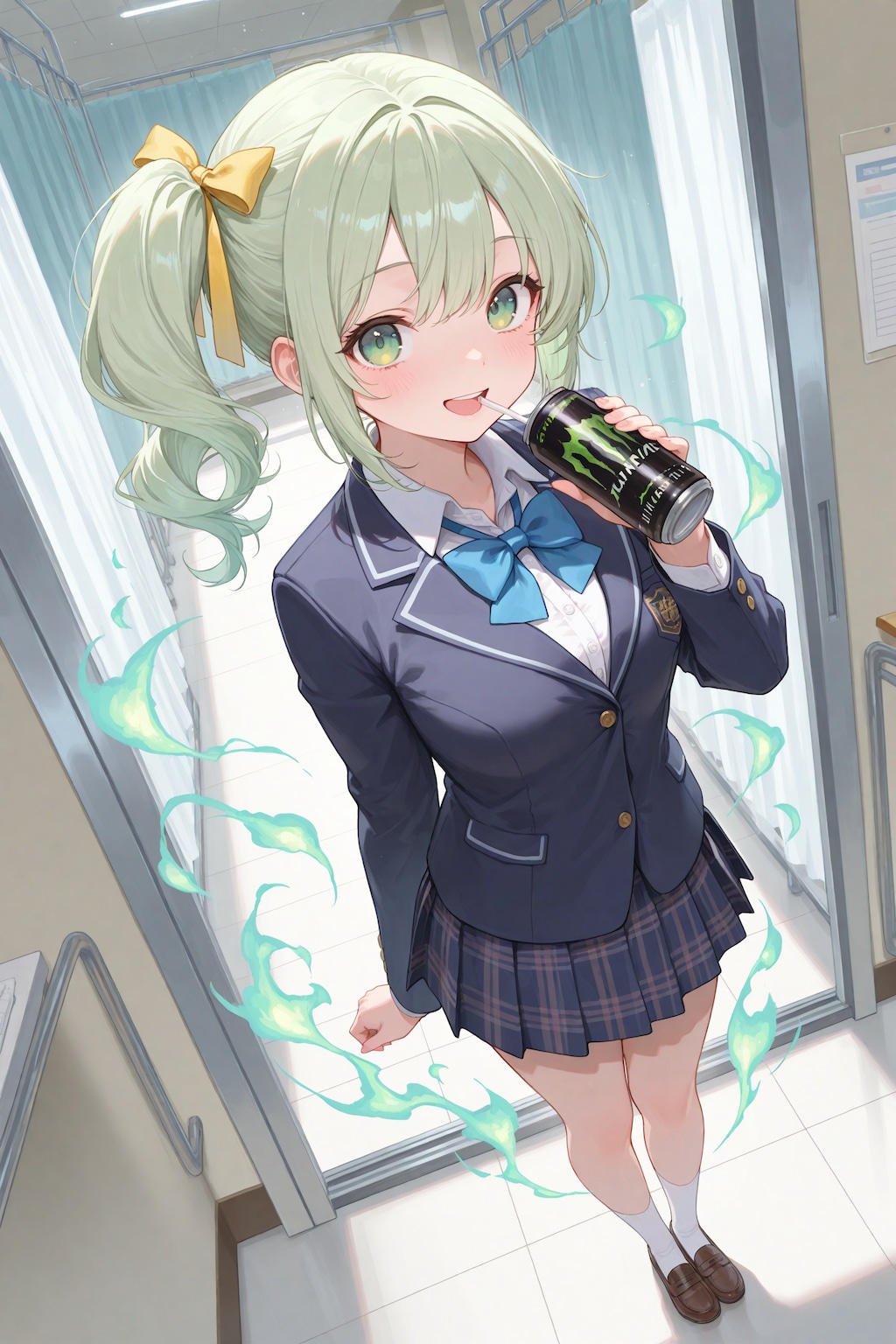 貰ったエナドリを飲んだ喜緑ちゃん