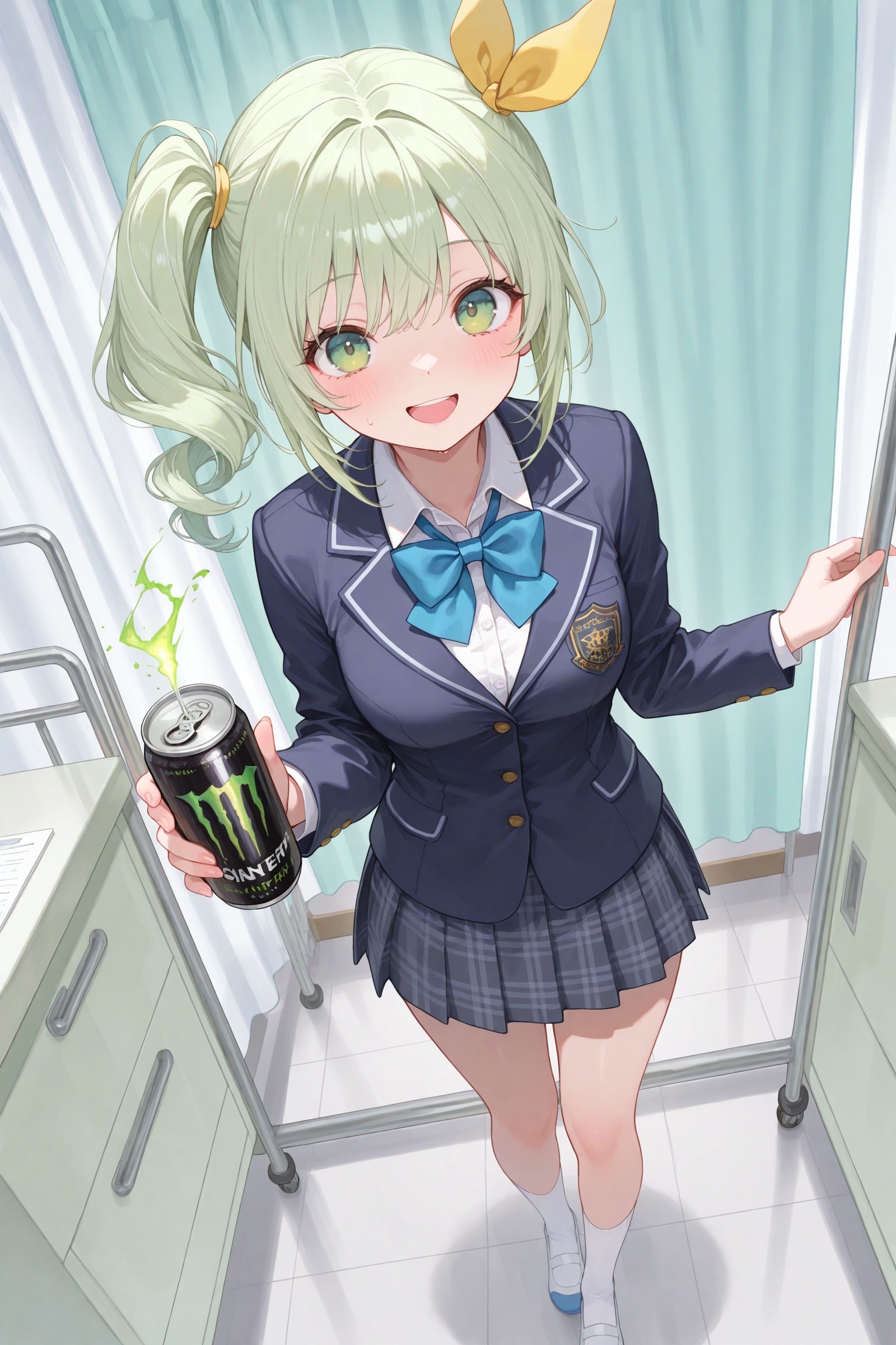 貰ったエナドリを飲んだ喜緑ちゃん | の人気AIイラスト・グラビア