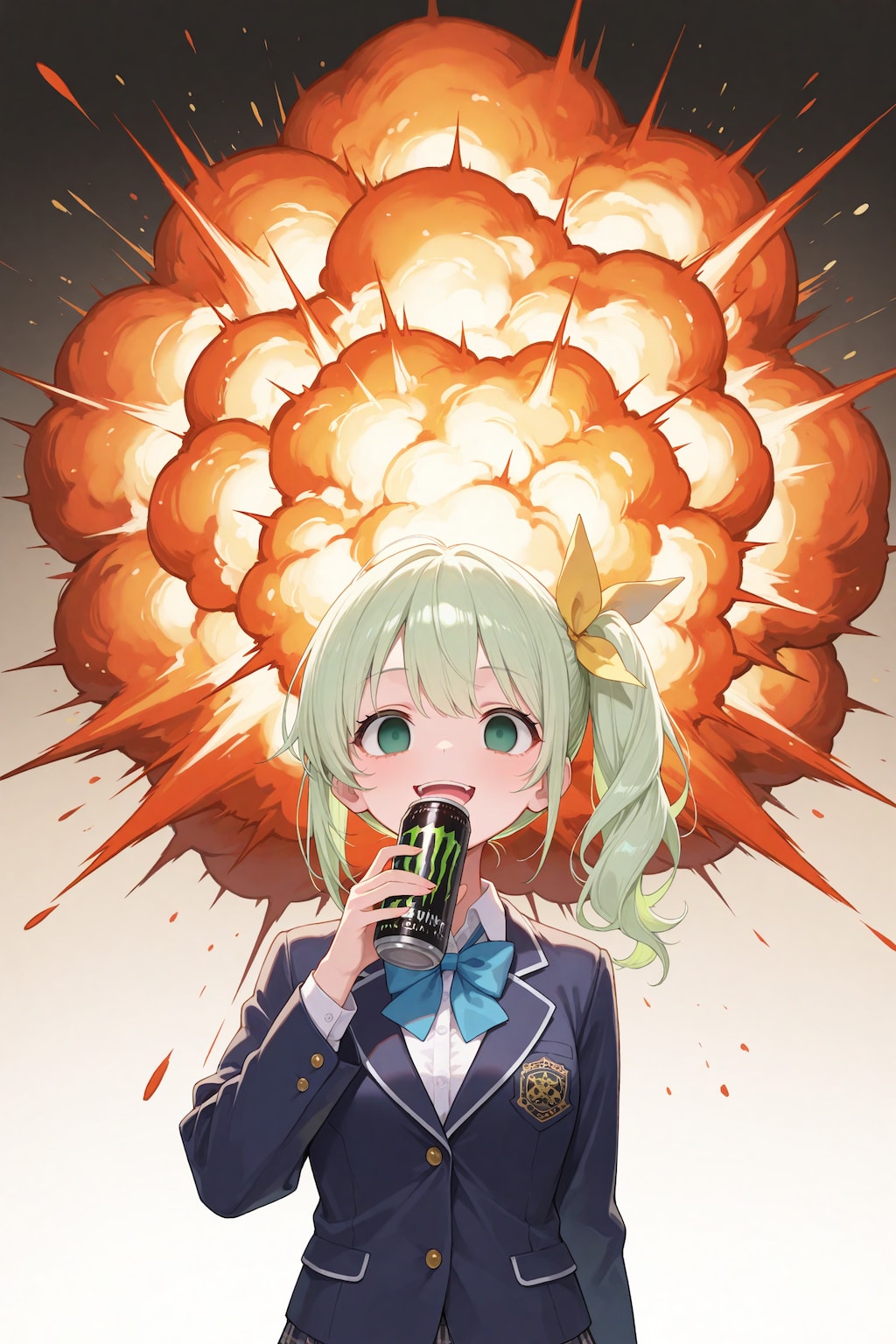 貰ったエナドリを飲んだ喜緑ちゃん