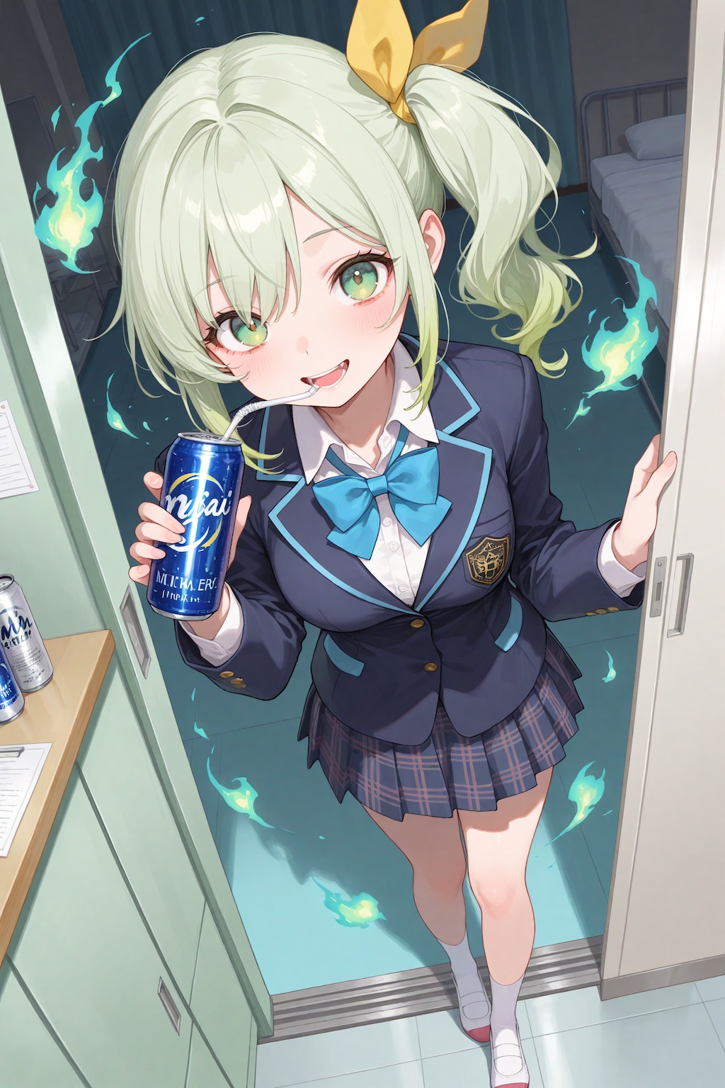 貰ったエナドリを飲んだ喜緑ちゃん