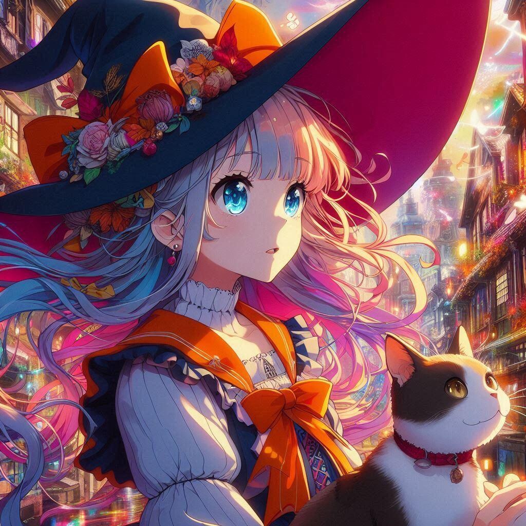 キラキラした街中で