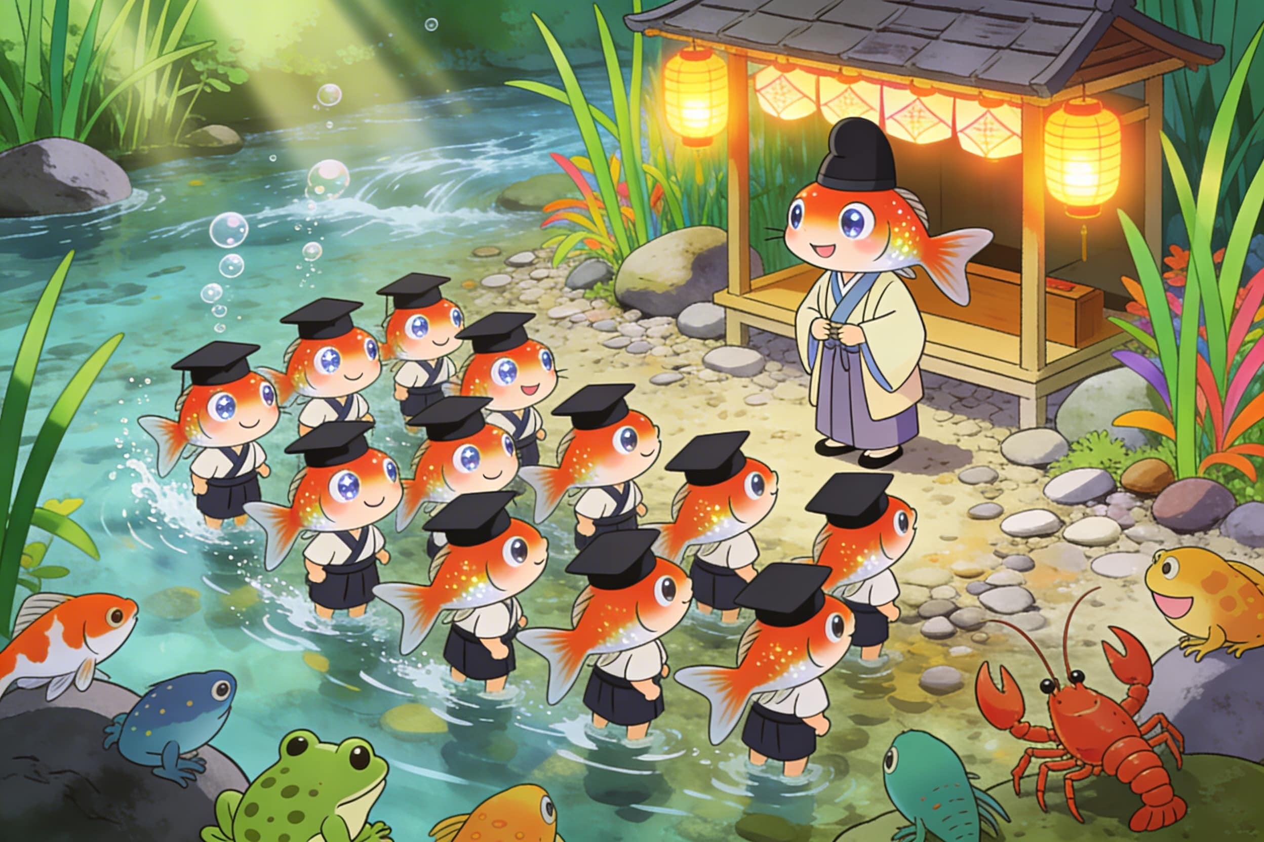 メダカの学校 | の人気AIイラスト・グラビア