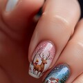 ネイルアートクリスマス 4枚目