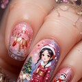 ネイルアートクリスマス 3枚目