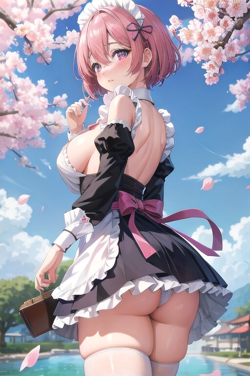桜の木の下