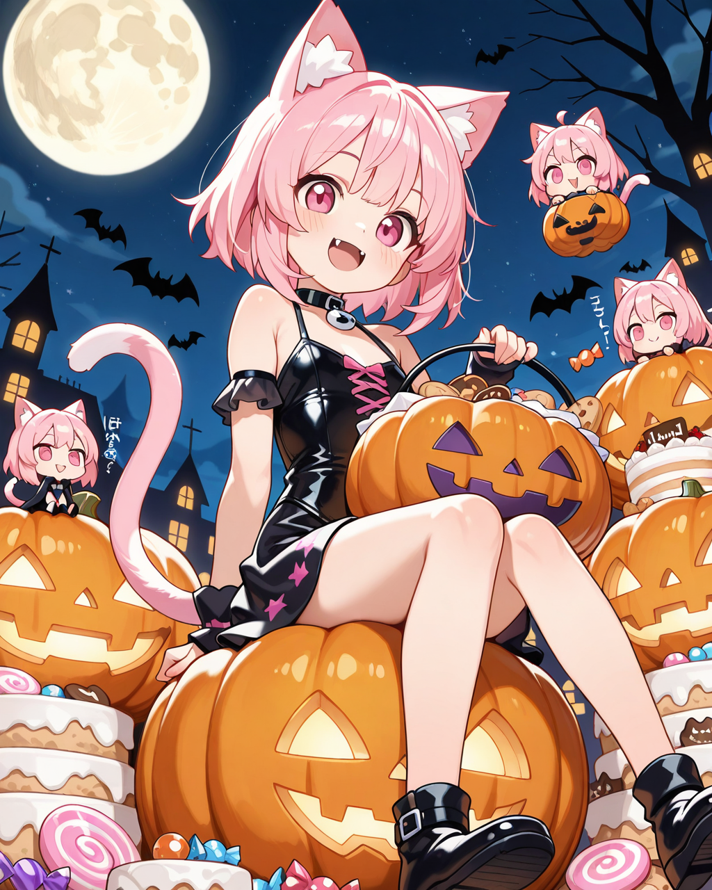 お菓子くれなきゃ爪とぎしちゃうにゃん♡