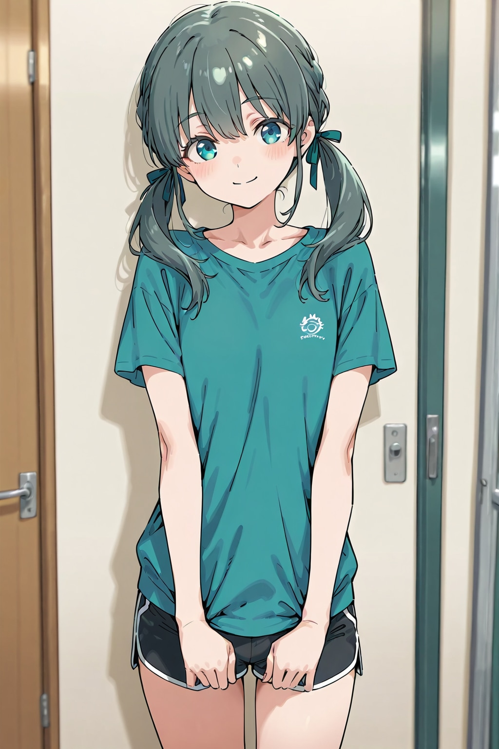 トレーニング着の純真ちっぱい(JC)女の子 2026/3/7 | の人気AIイラスト・グラビア