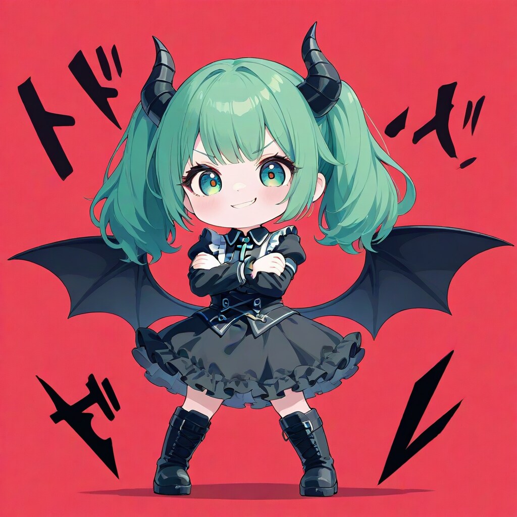 ツインテールの悪魔VS天使 | の人気AIイラスト・グラビア