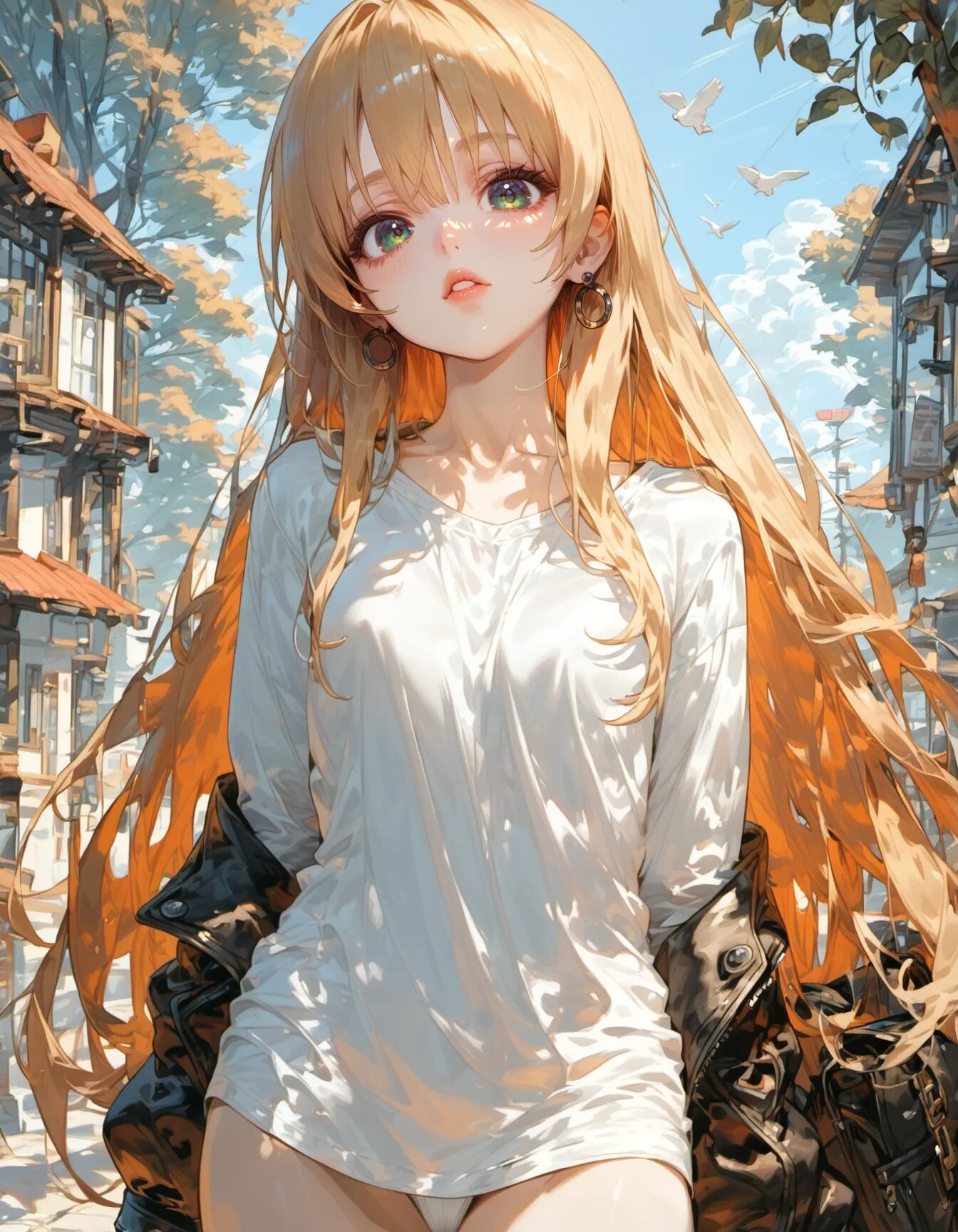 Morning Wind Through the Alleyway