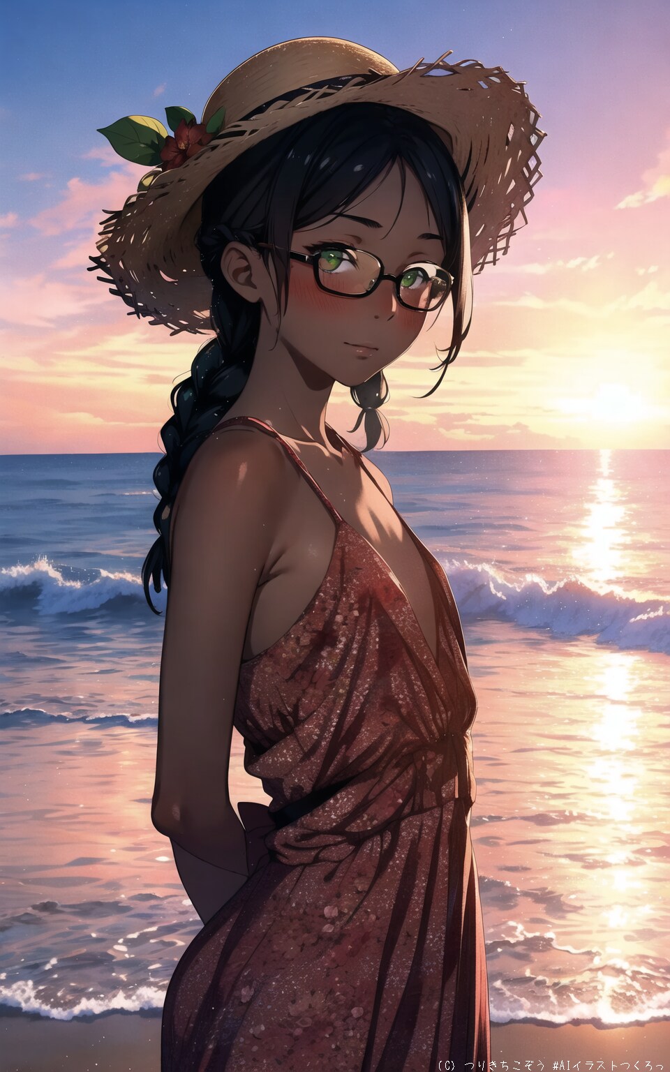 夕焼け空と男の娘〜おとこの娘、ヒロト