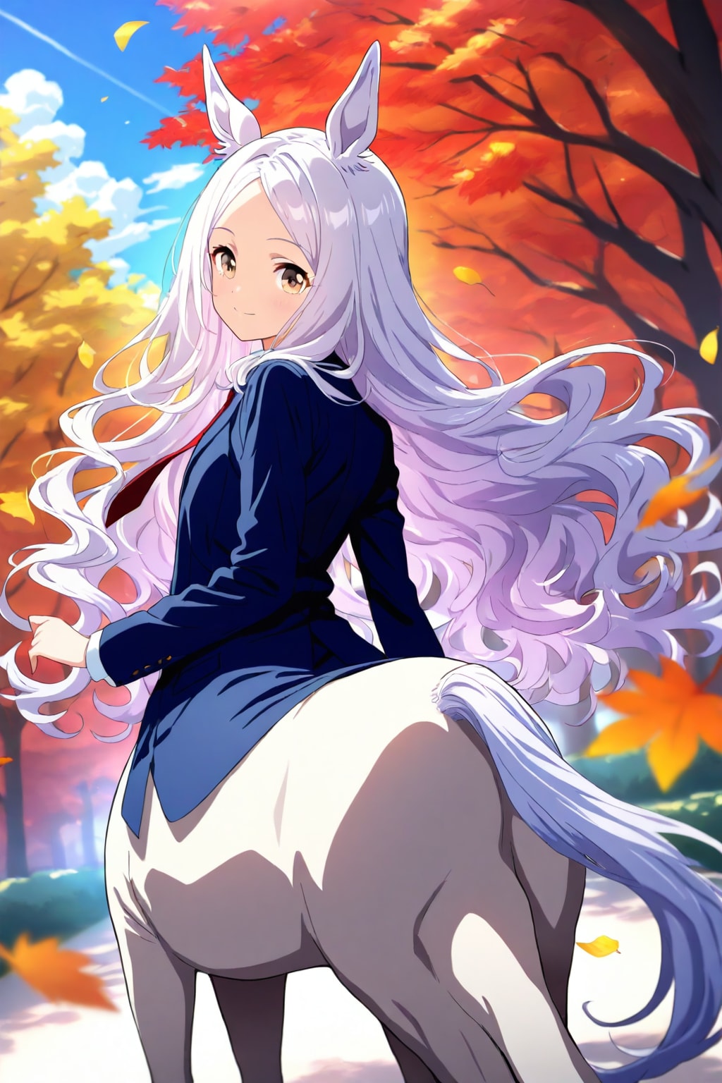 紅葉とセントール