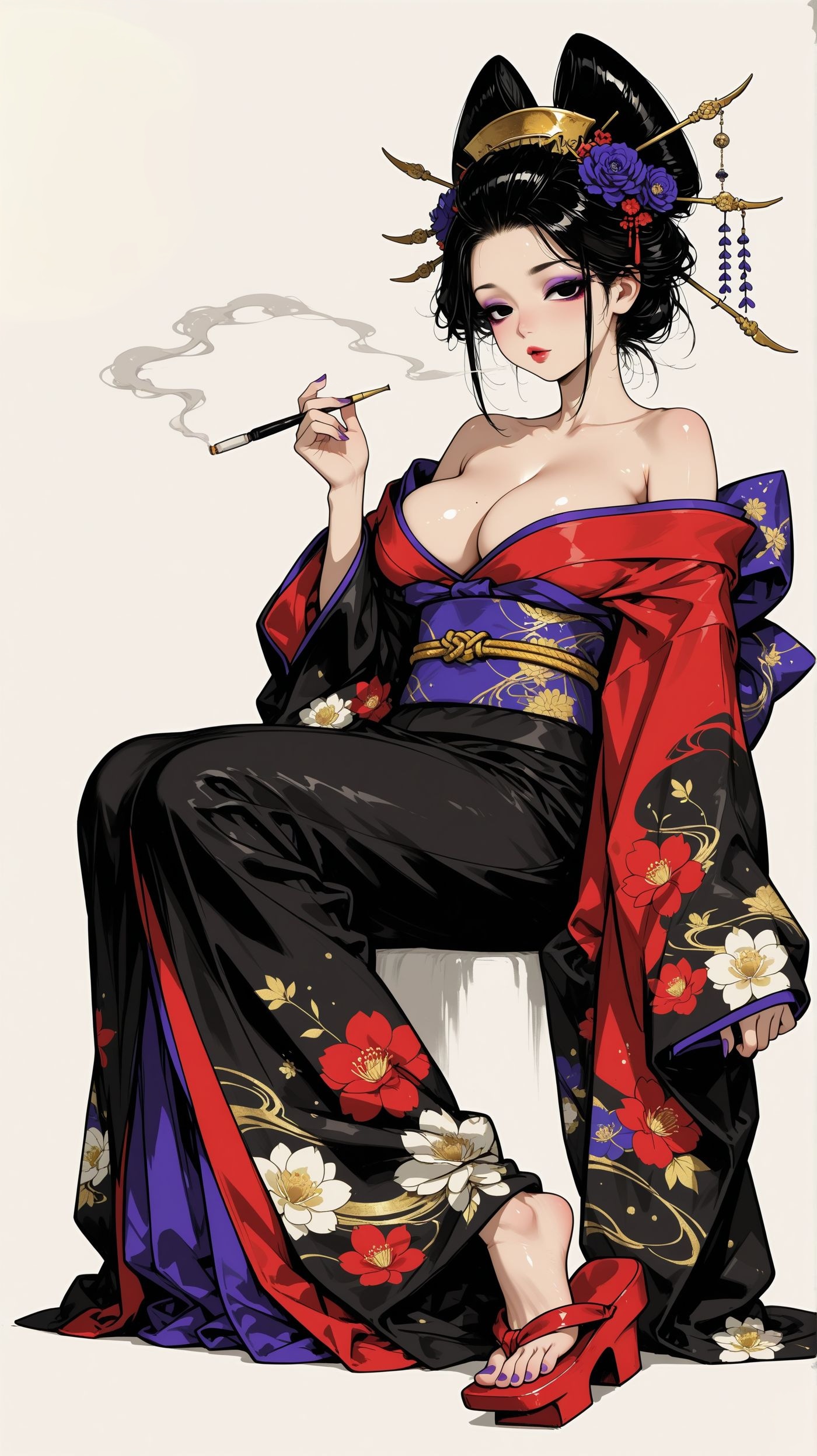 椿 -和陰少女- | の人気AIイラスト・グラビア