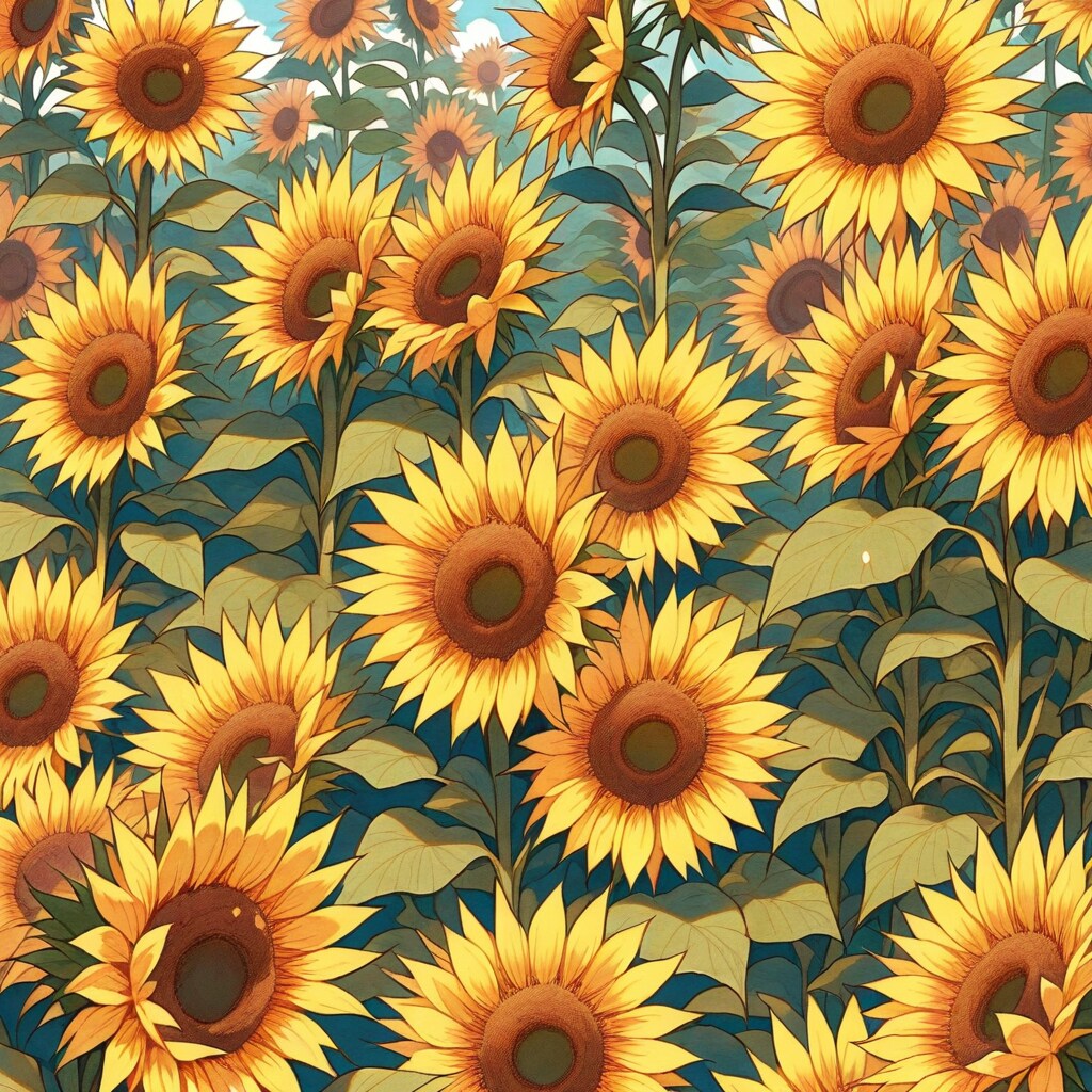 日本語生成：ひまわり（グリフォン） | の人気AIイラスト・グラビア