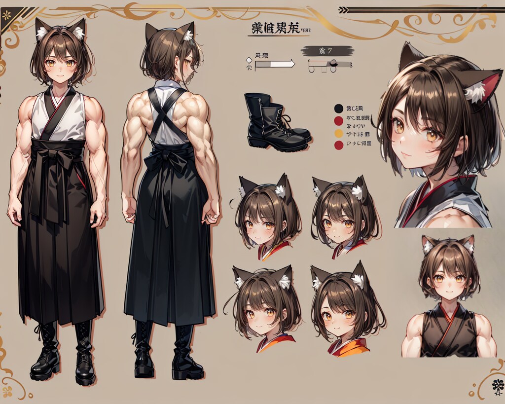 喫茶店で働くいつもの猫娘さん設定資料集2