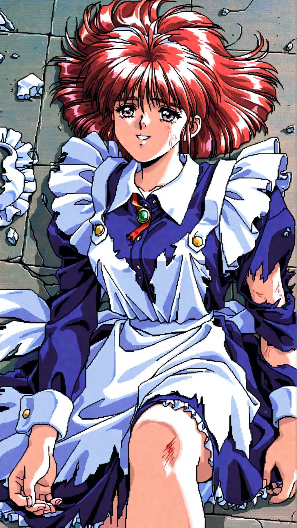 レトロアドベンチャーの危機的な場面