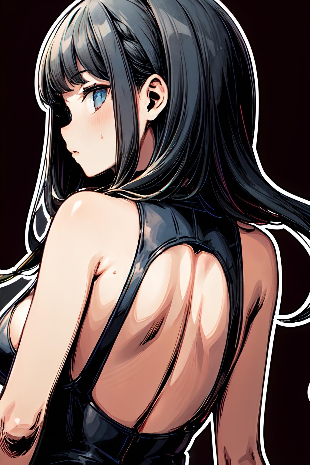 黒髪バックちゃん