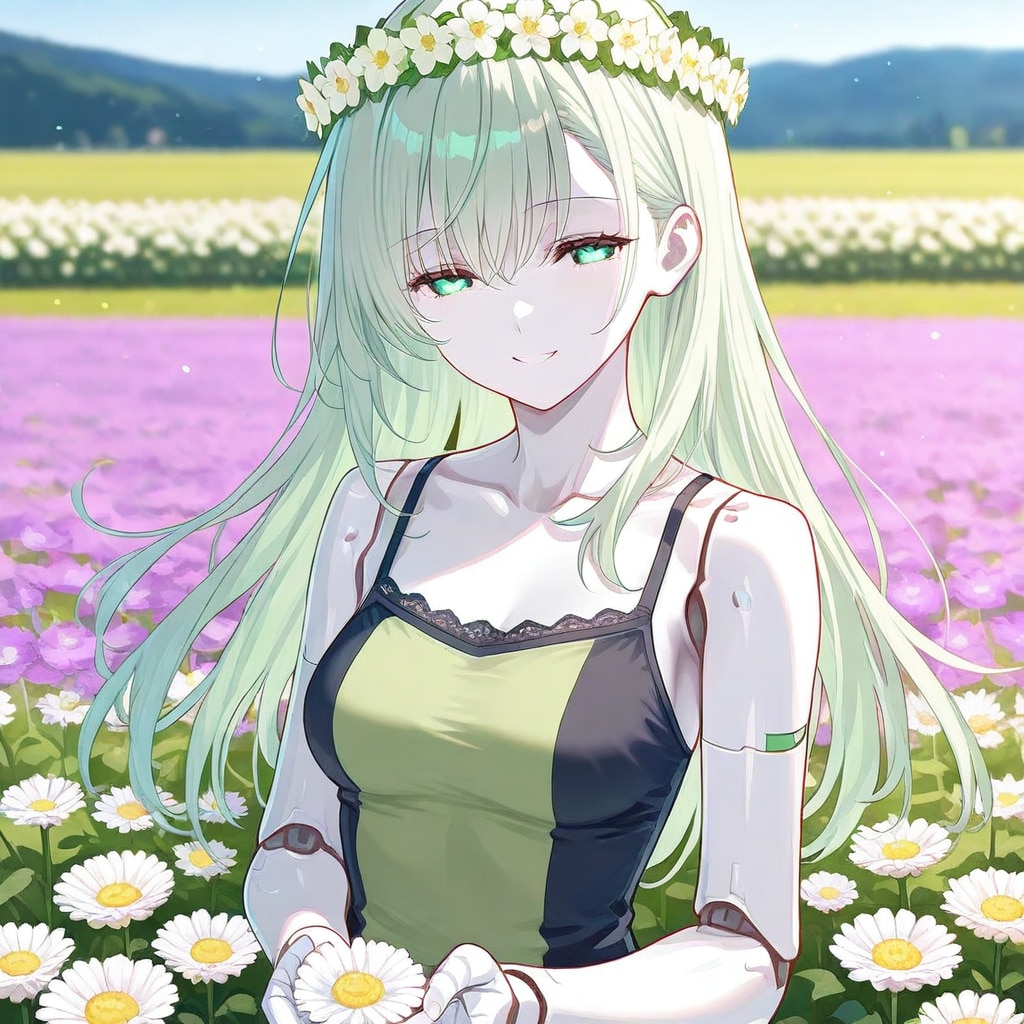 花冠のアンドロイドちゃん