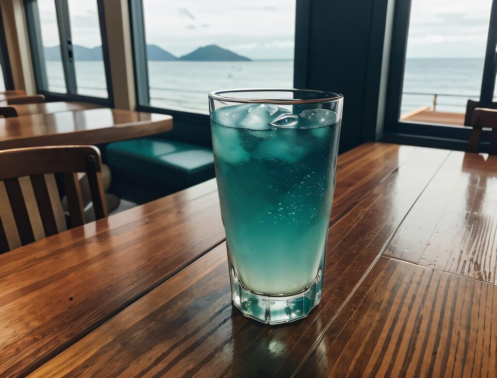 ソーダ水の中を