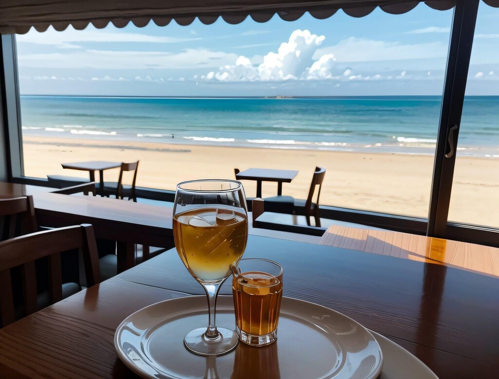 ソーダ水の中を