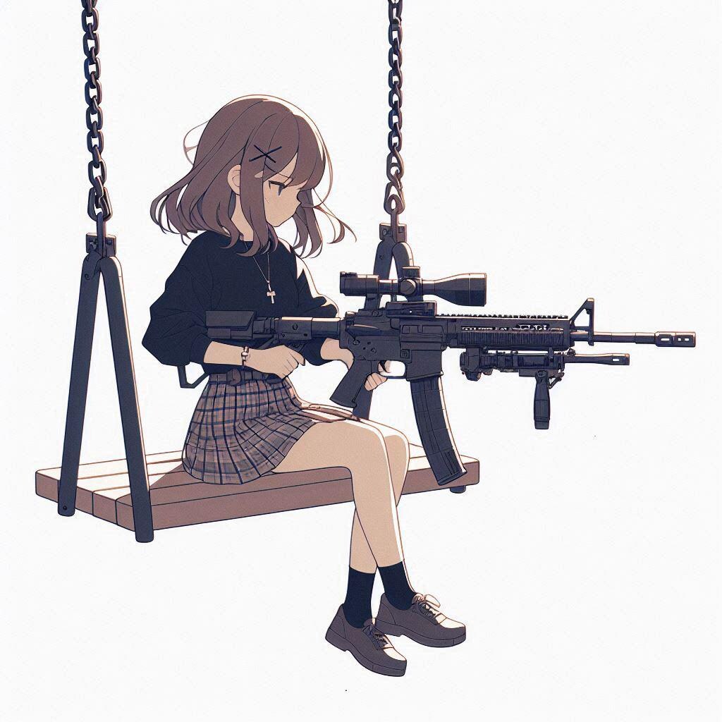 機関銃と少女21