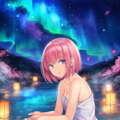 オーロラ露天風呂 2枚目