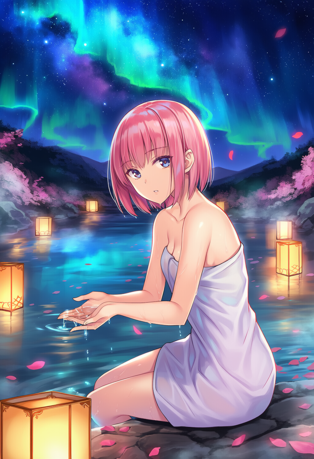 オーロラ露天風呂