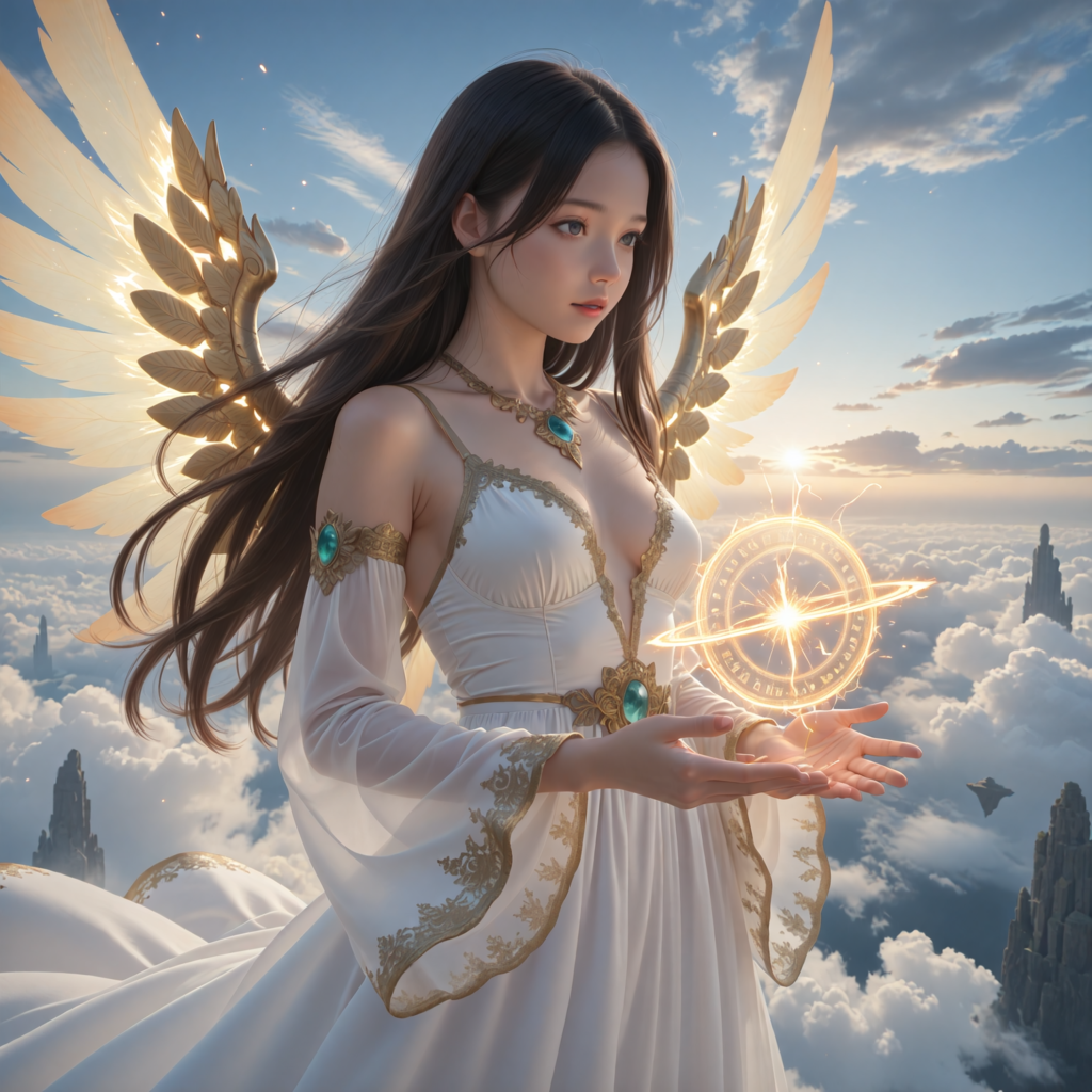 プリンセス魔法使い上空にて