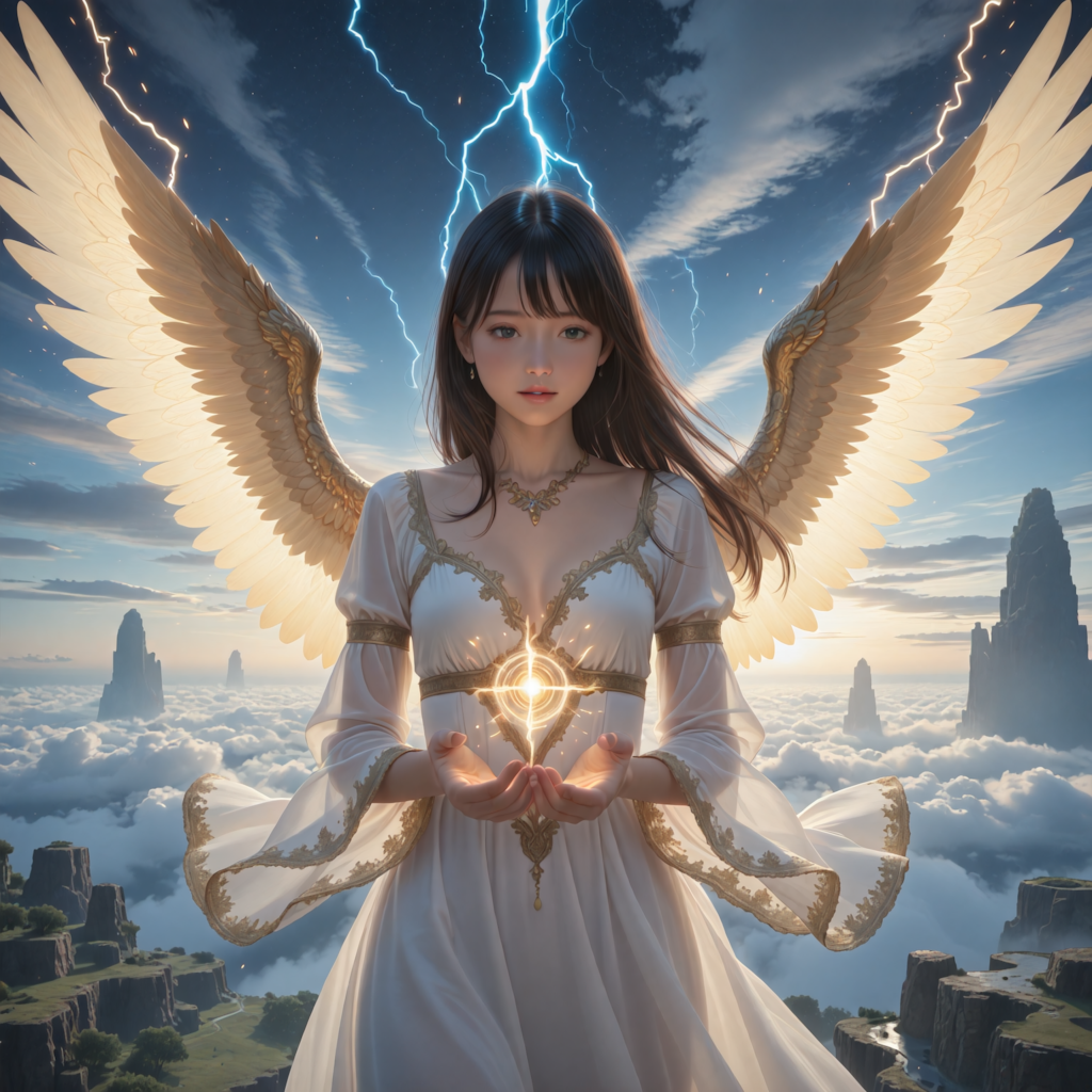 プリンセス魔法使い上空にて