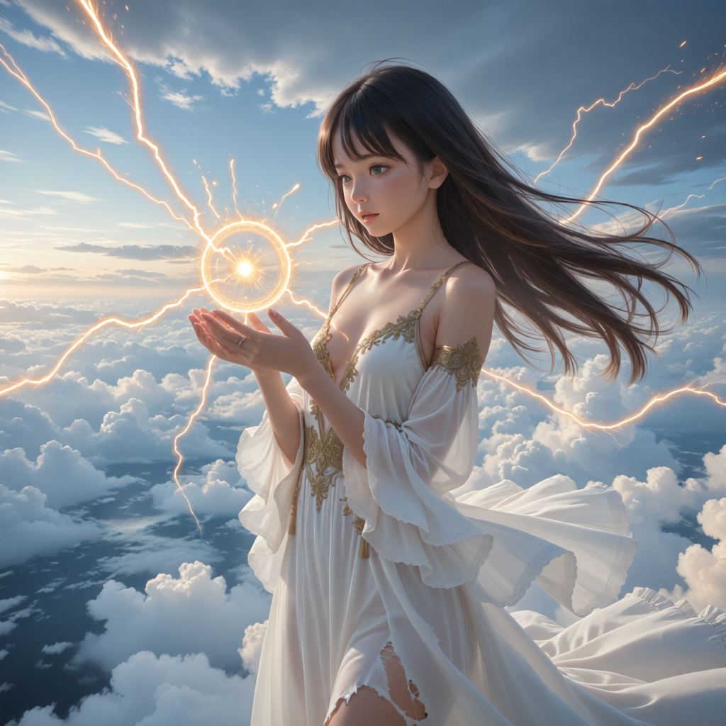 プリンセス魔法使い上空にて