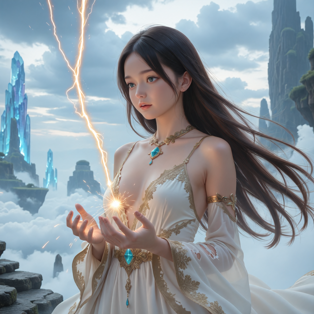 プリンセス魔法使い上空にて