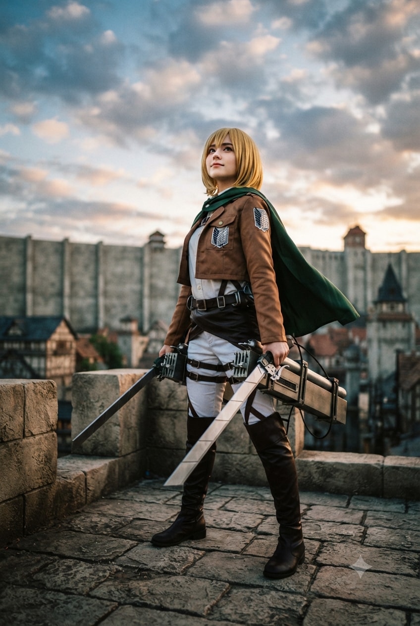 進撃の巨人 アルミンのコスプレ