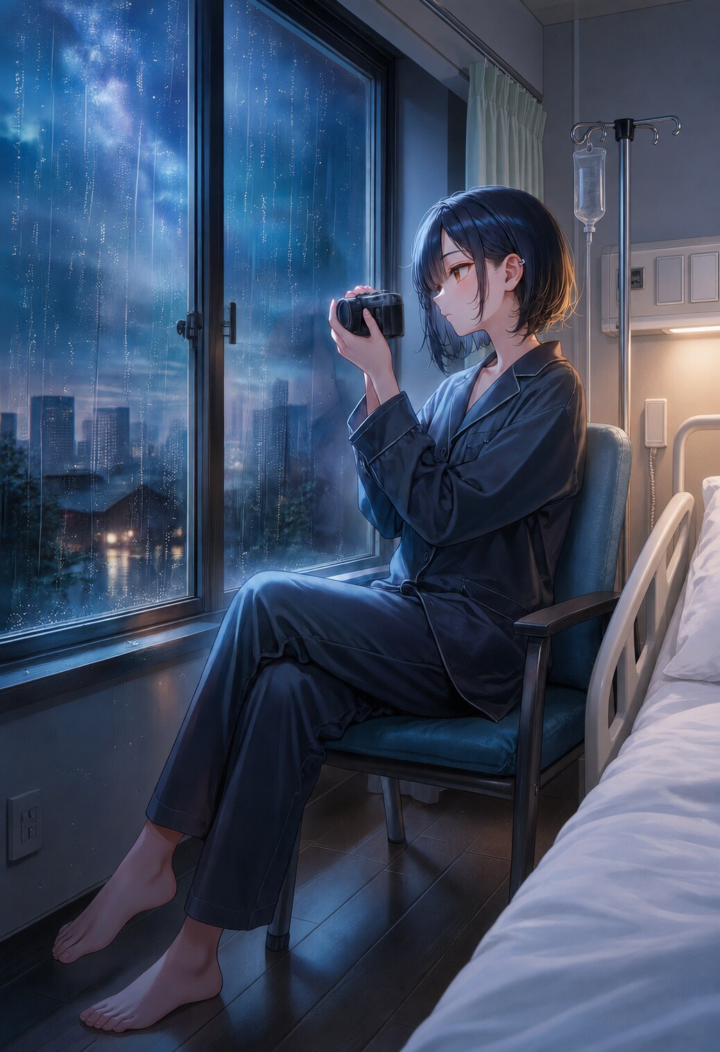 病室から見える街 | の人気AIイラスト・グラビア