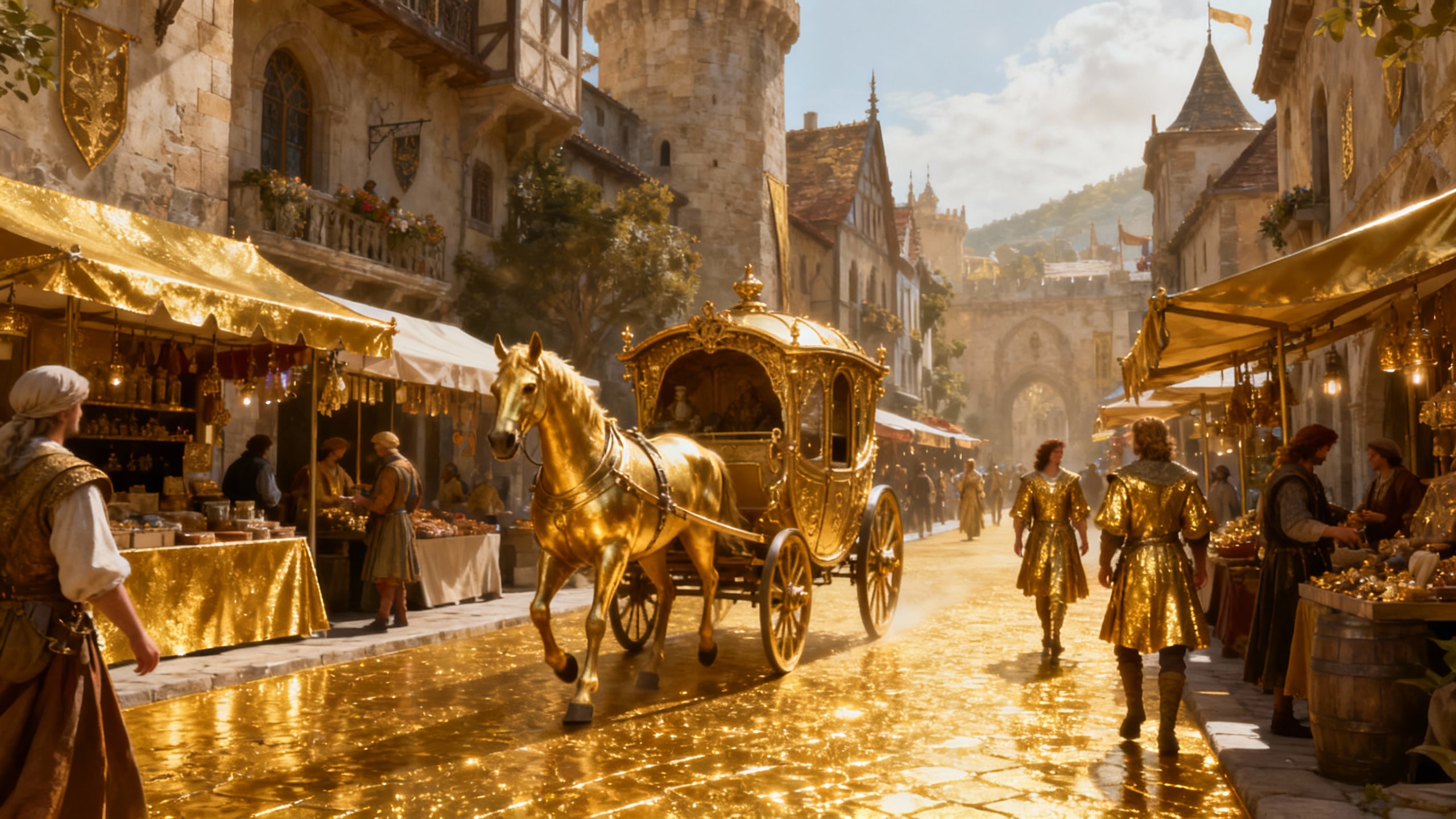 背景３０　金の国 | の人気AIイラスト・グラビア