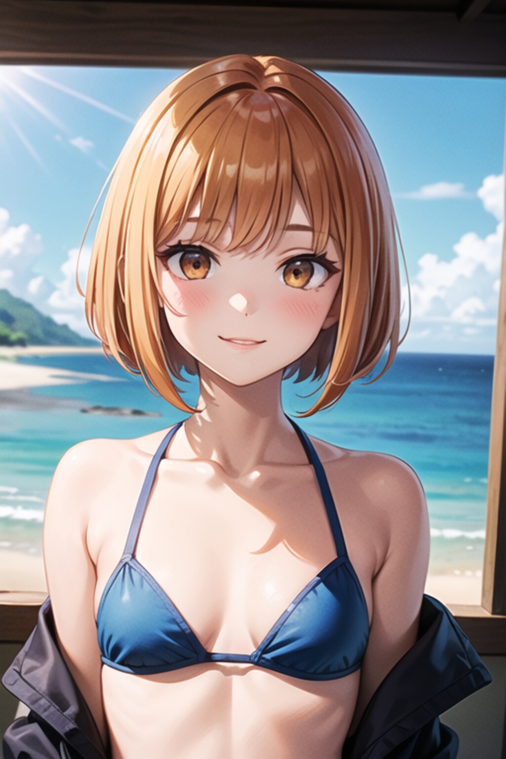 夏の終わりのビキニの菜摘ちゃんと時々ナツミ