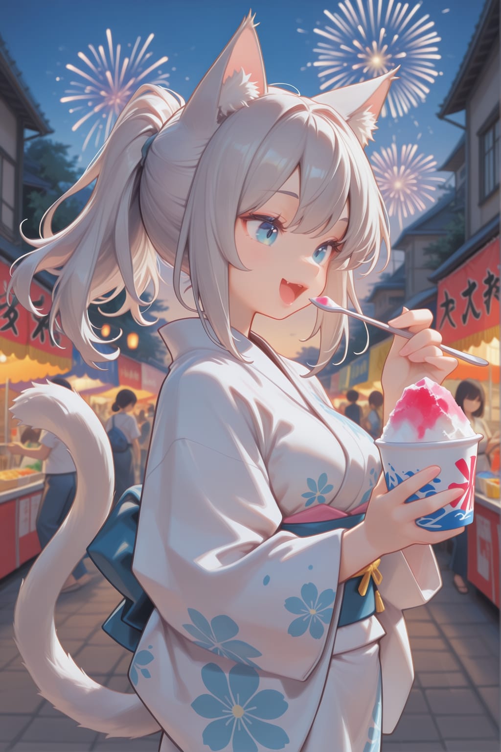 ユキネと夏祭り