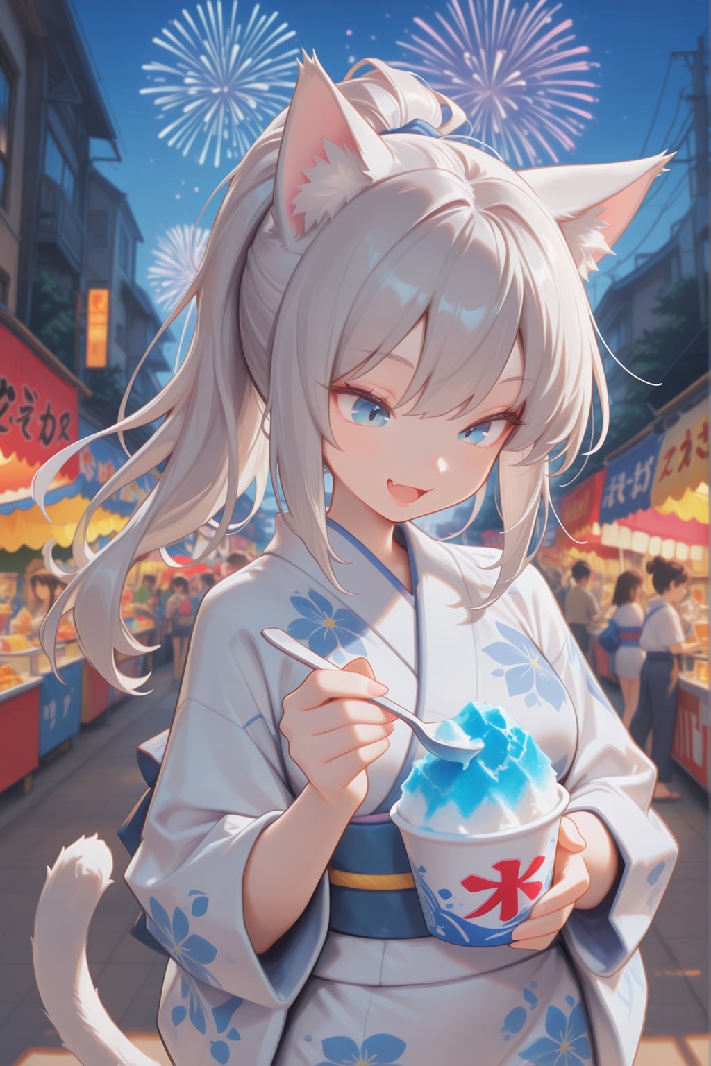 ユキネと夏祭り