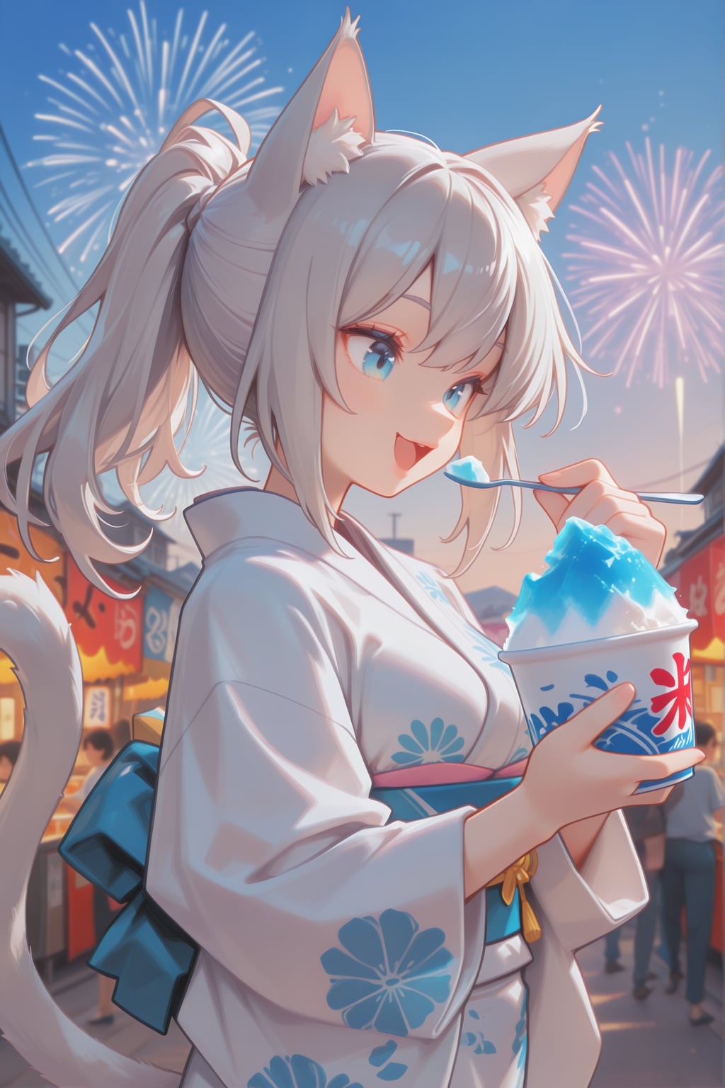 ユキネと夏祭り