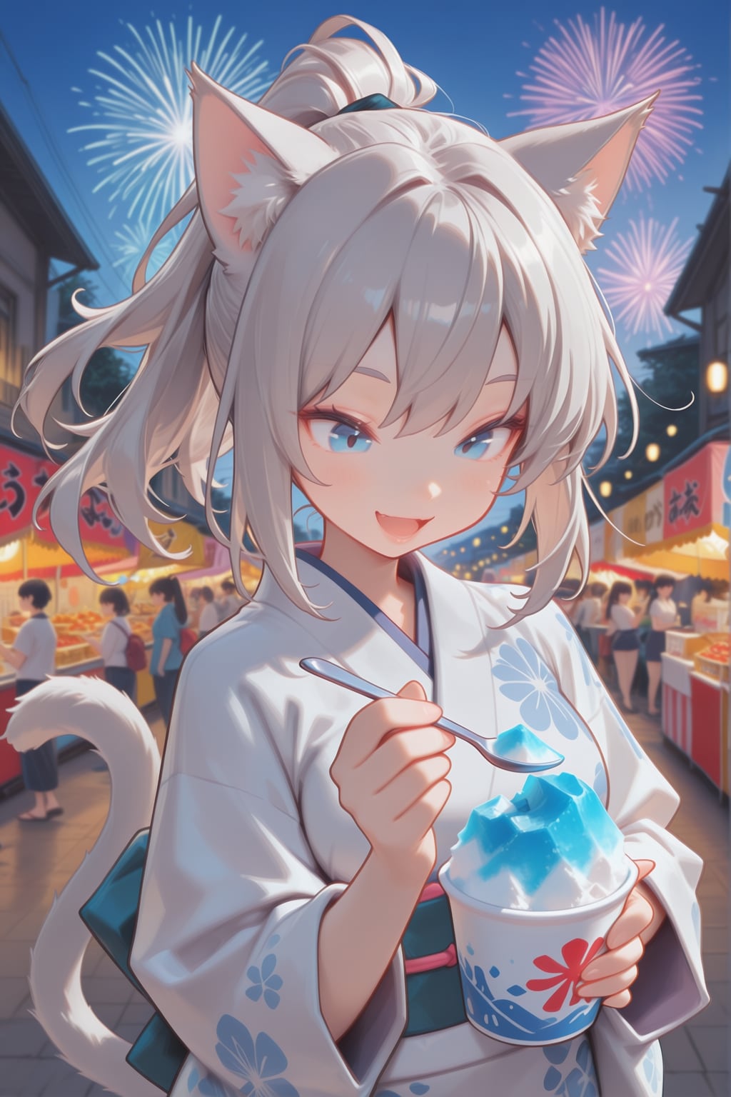 ユキネと夏祭り