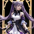 【原神　刻晴】コスプレ風イラスト 4枚目