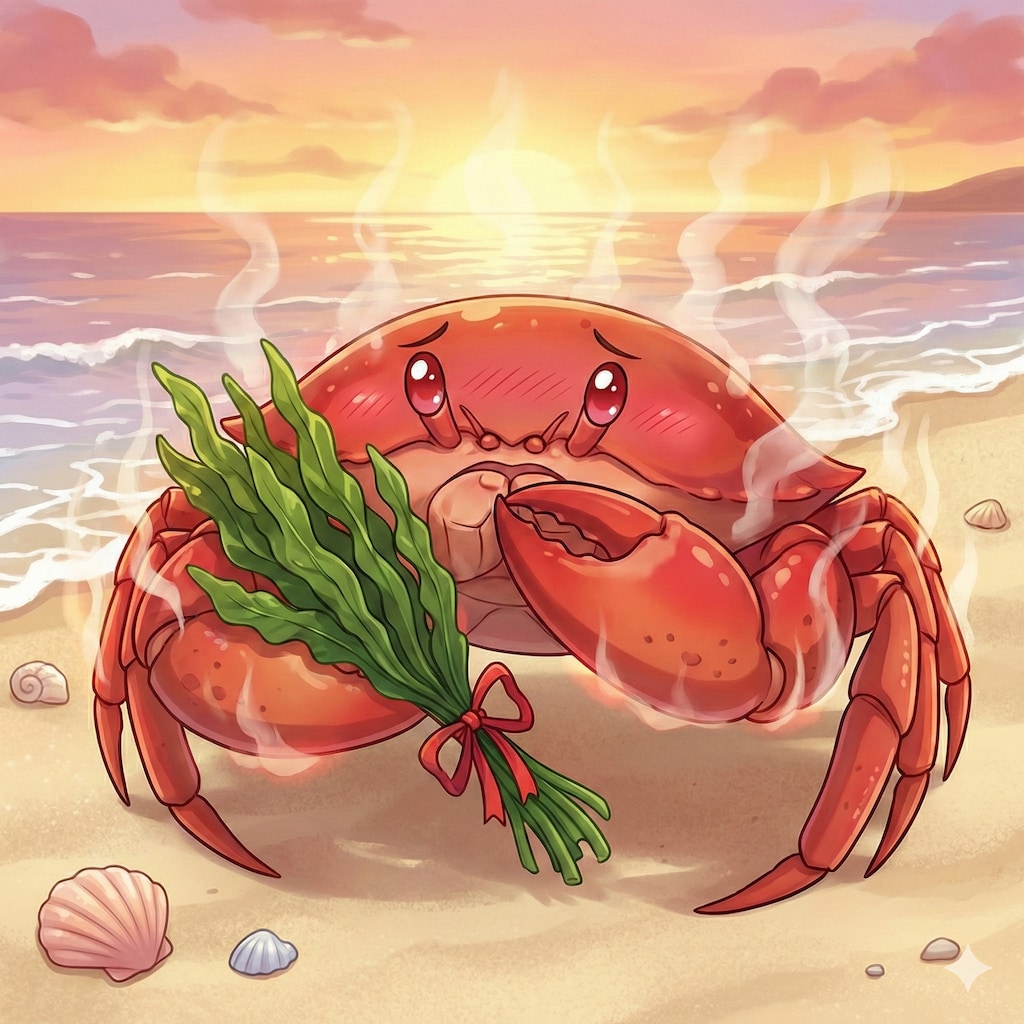 恋愛シミュレーションゲーム「ラブねこさま&カニ」バレンタインイベント発生💕