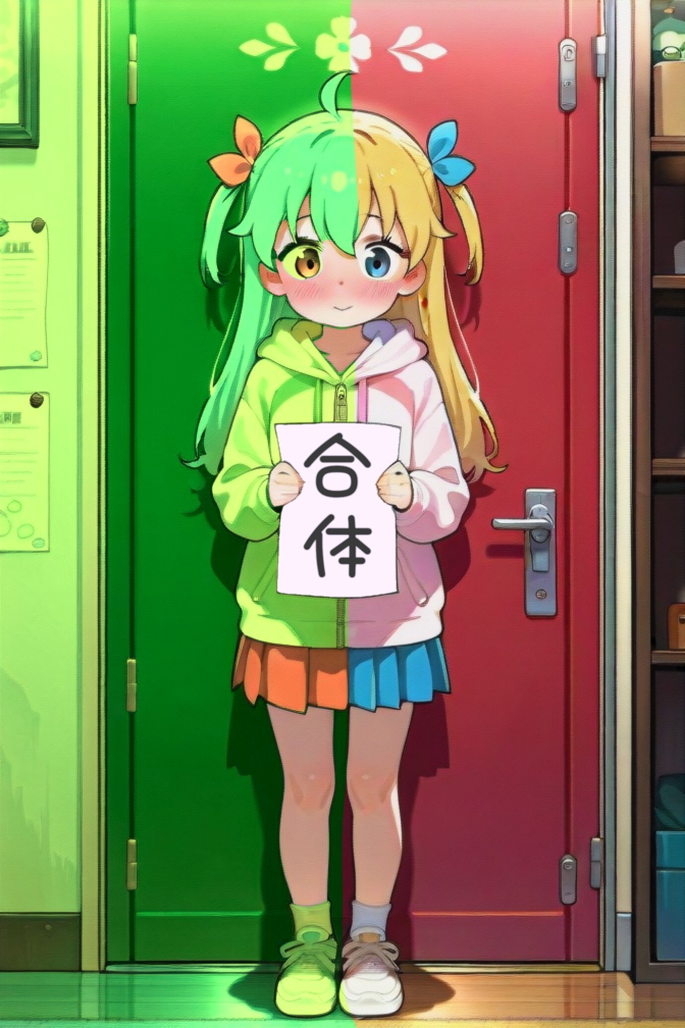 合体ちゃん | の人気AIイラスト・グラビア