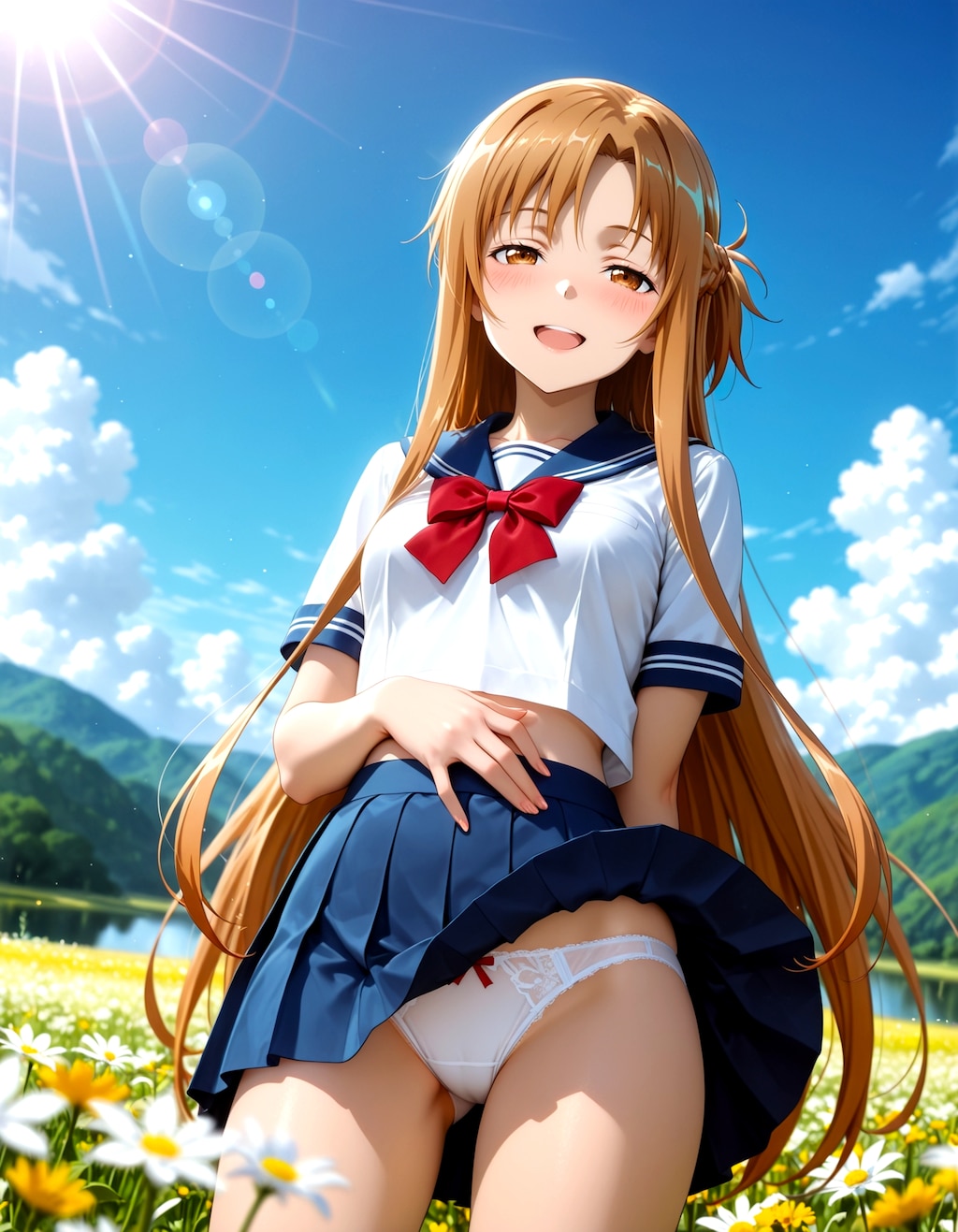 アスナ・パンチラ