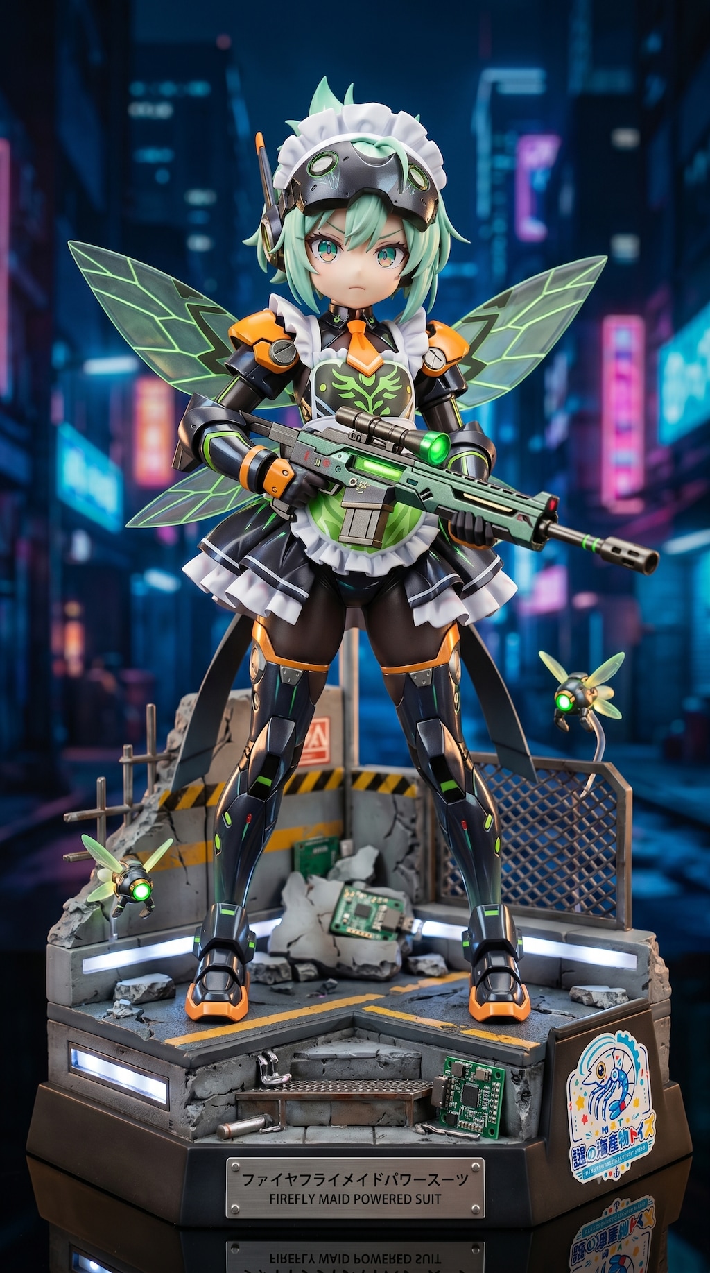 ファイヤフライメイドパワードスーツ、月面に立つ！