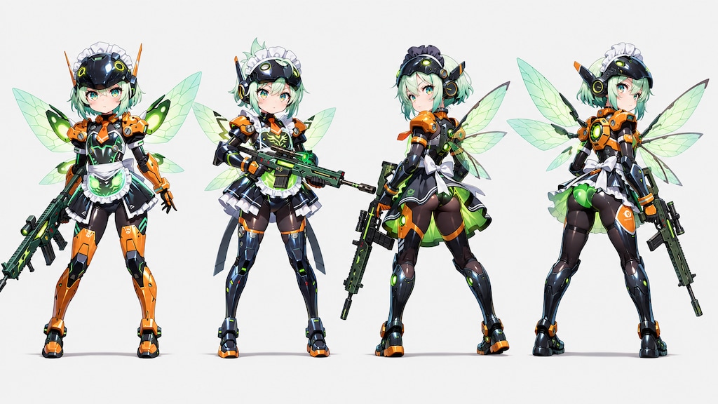 ファイヤフライメイドパワードスーツ、月面に立つ！