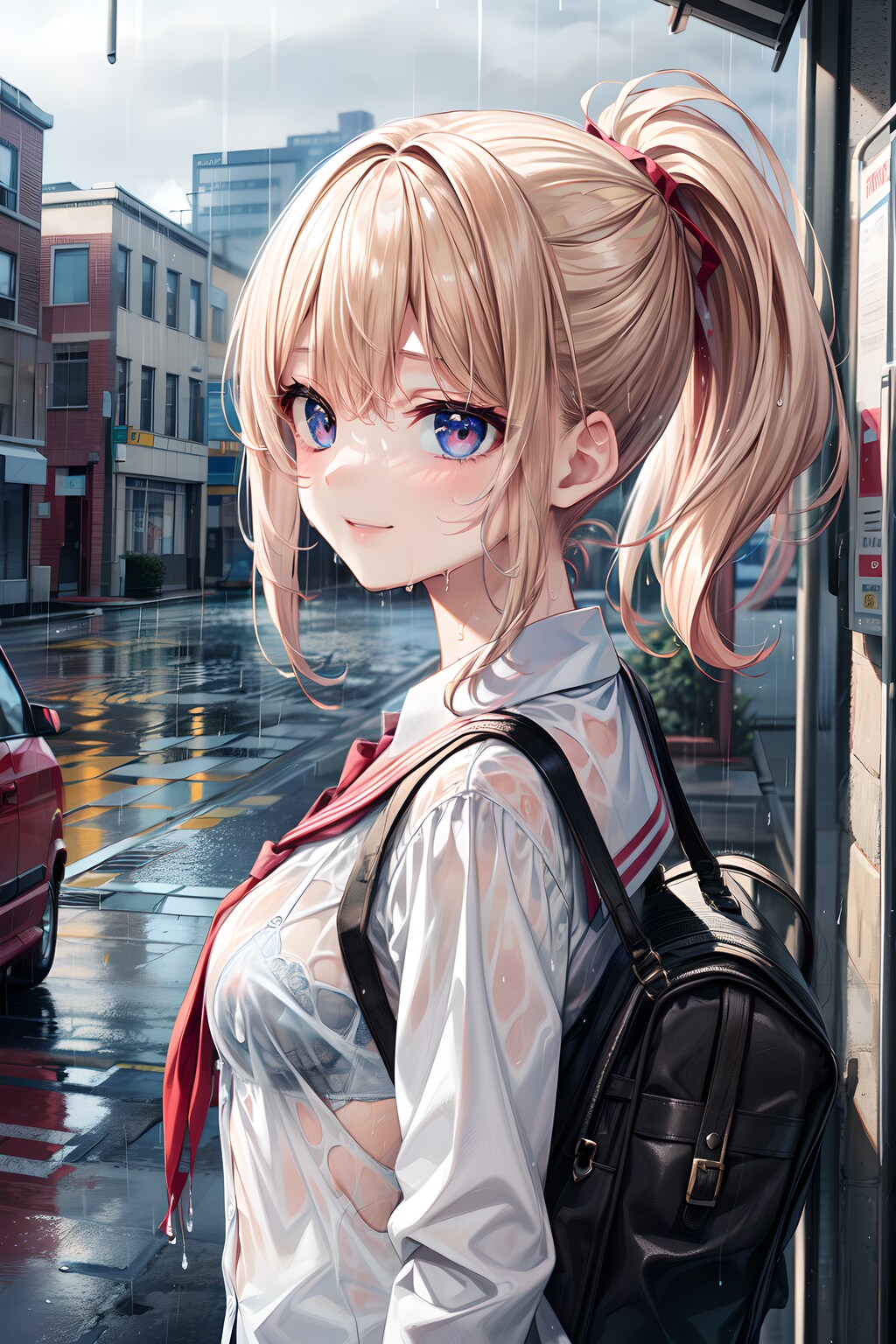 急に降って来たね