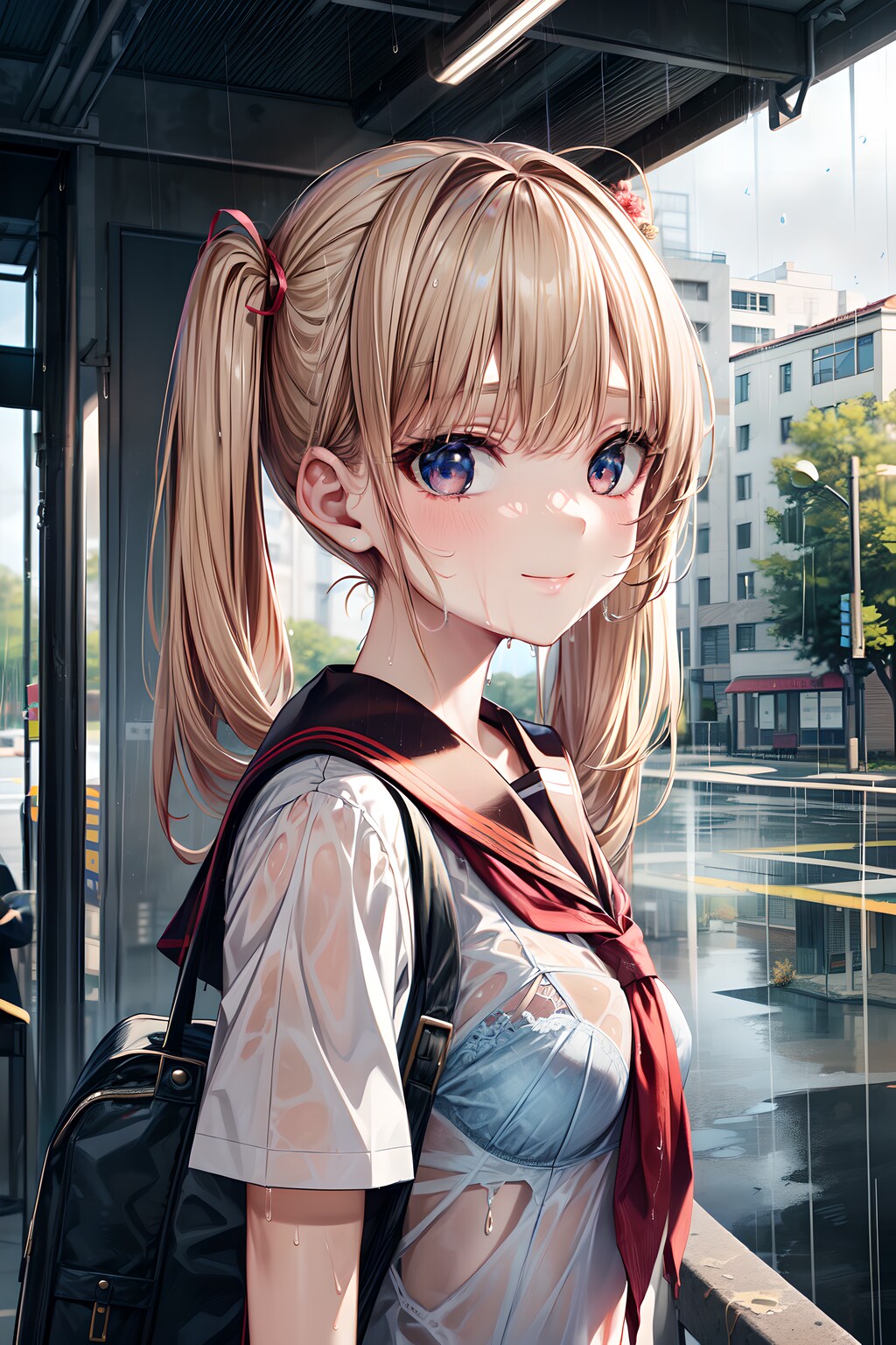 急に降って来たね