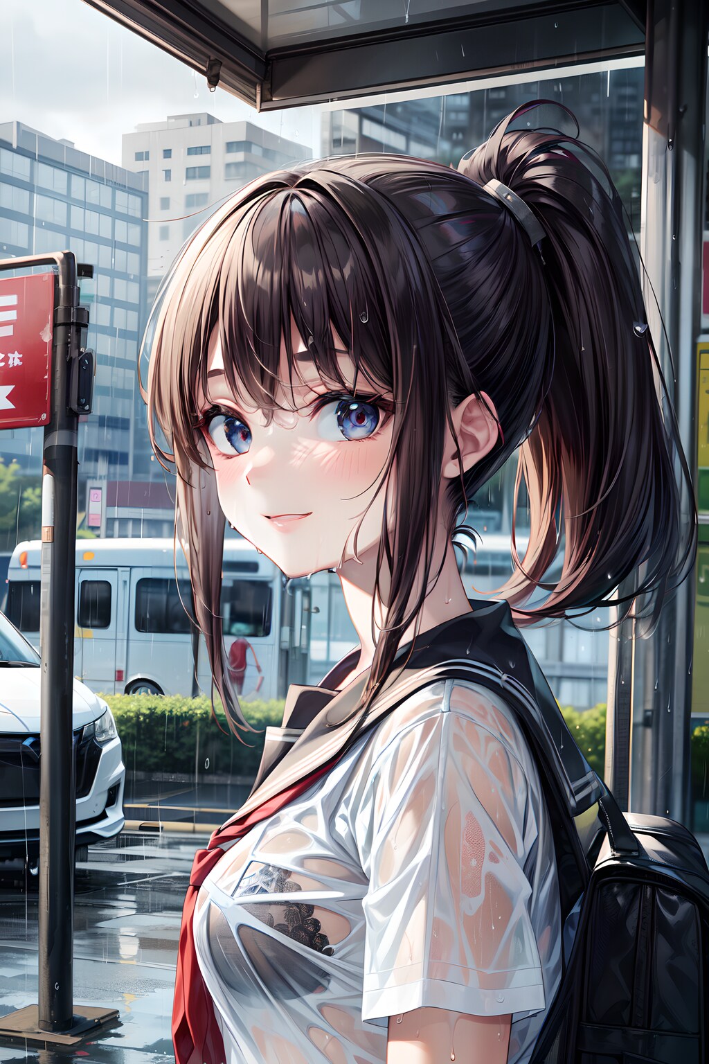 急に降って来たね
